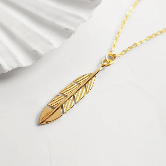 Feather Charm Necklace